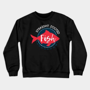 Straight Zooted Crewneck Sweatshirt